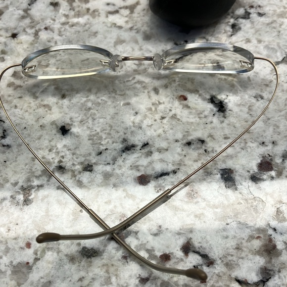 Silhouette Titan gold eyeglasses 7395 - Picture 7 of 7